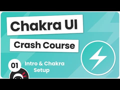 Chakra UI Crash Course #1 - Introduction & Setup